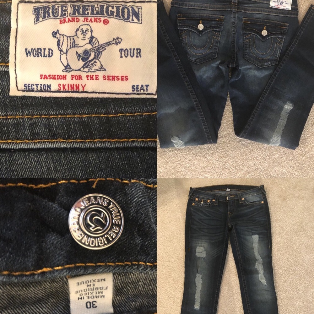 True Religion skinny jeans